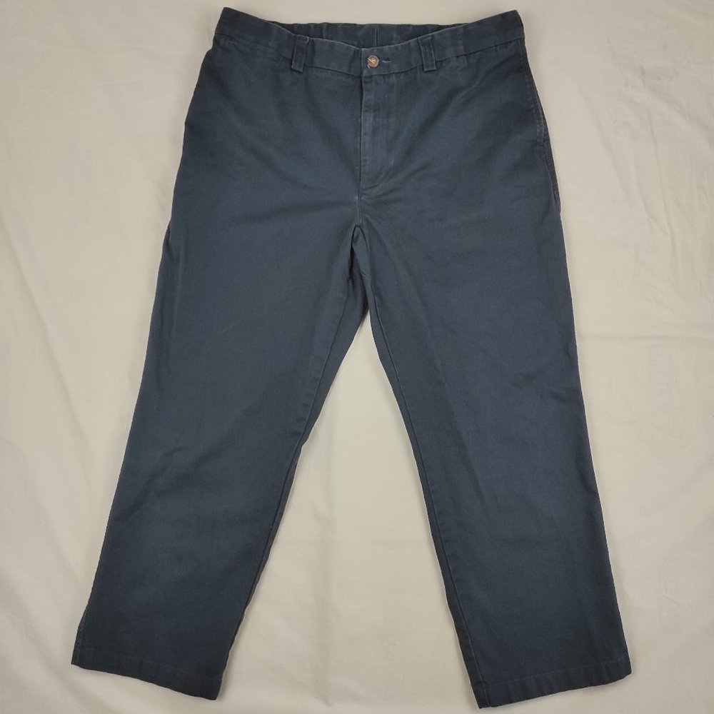 Duluth Trading Co Blue Chino Pants Sz 36x28 Navy Slacks